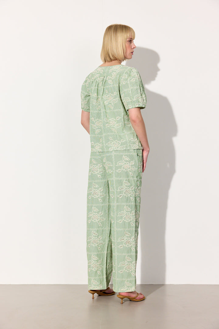 HUNKØN Ditte Top Tops Green