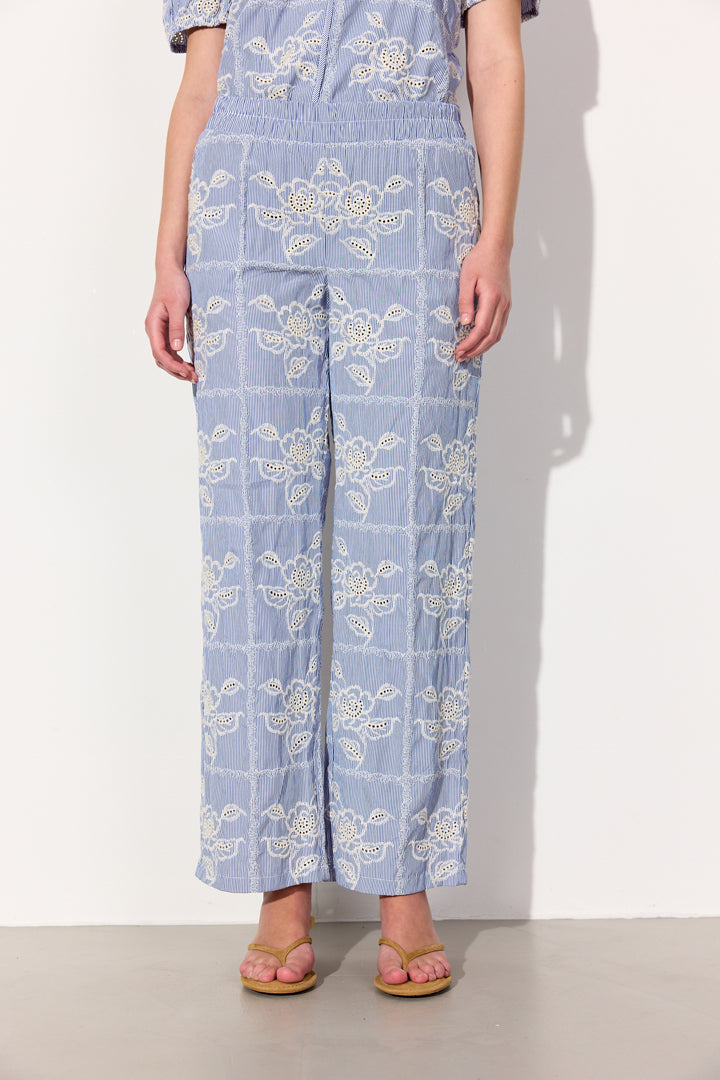 HUNKØN Ditte Trousers Trousers Blue