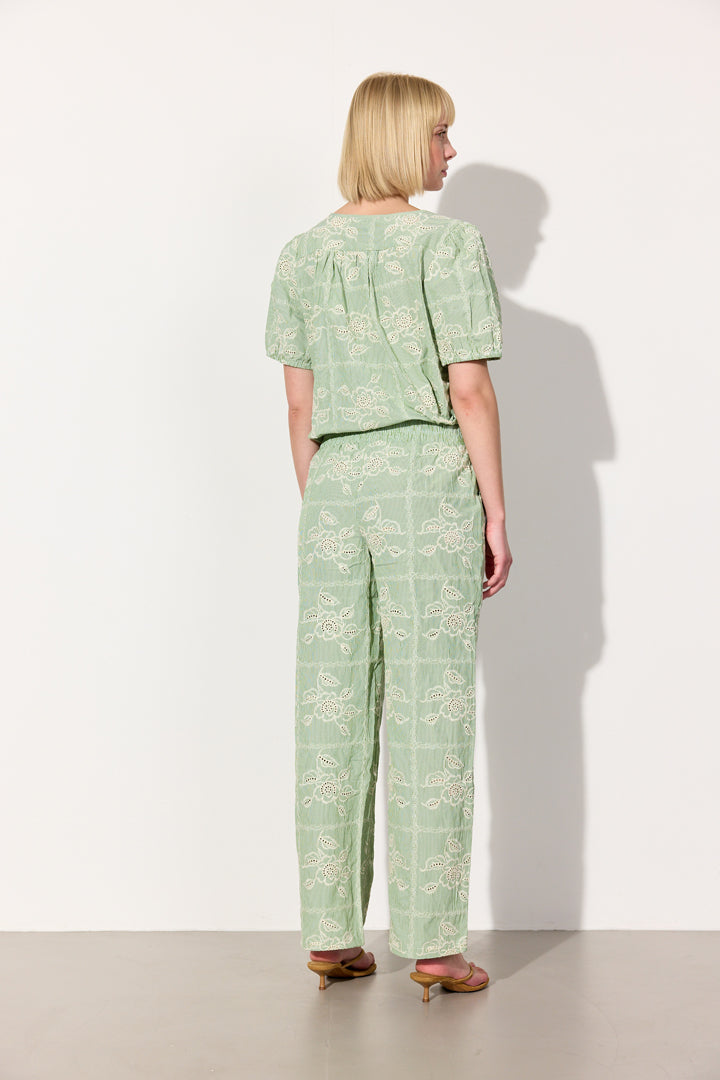 HUNKØN Ditte Trousers Trousers Green