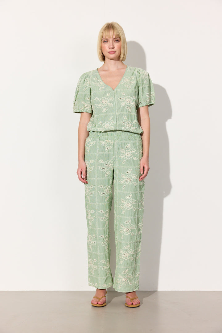 HUNKØN Ditte Trousers Trousers Green
