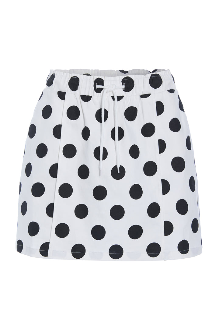 HUNKØN Divina Skirt Skirts White w/ dots