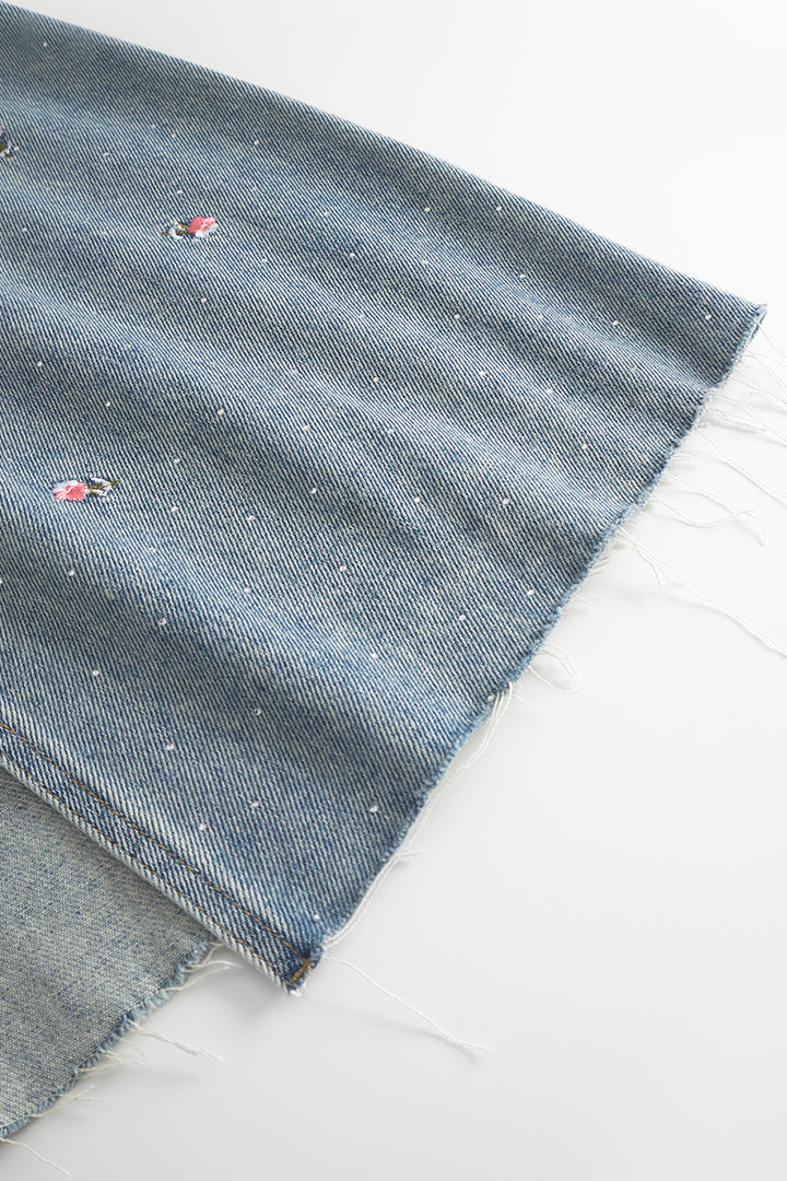 HUNKØN Dolly Denim Skirt Skirts Light Denim