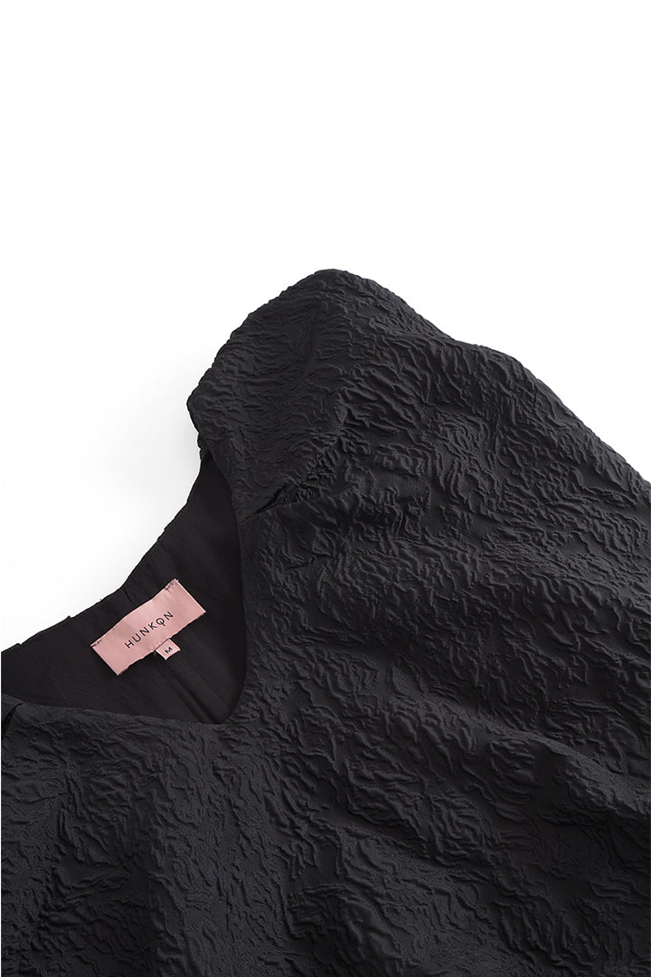 HUNKØN Ebba Wing dress Dresses Black