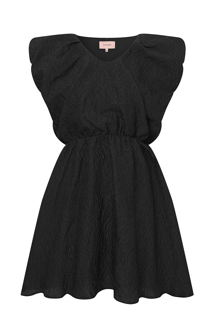 HUNKØN Ebba Wing dress Dresses Black