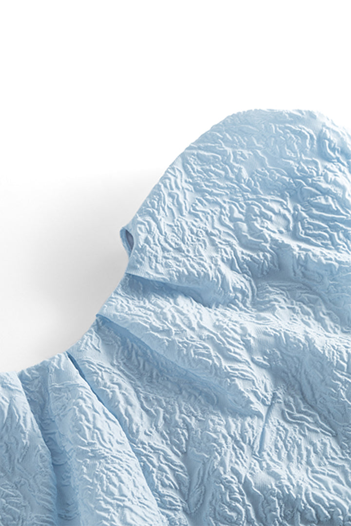 HUNKØN Ebba Wing top Tops Light Blue