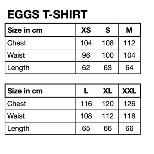 HUNKØN Eggs T-shirt T-shirts Eat me Art Print