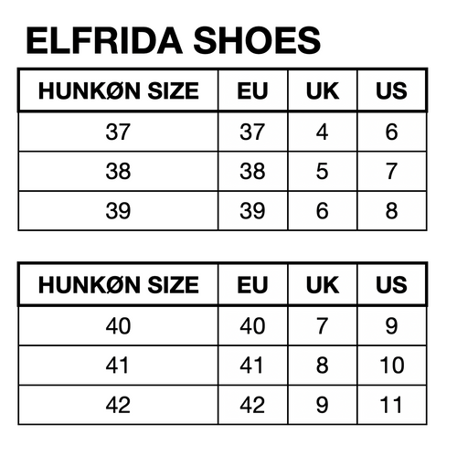 HUNKØN Elfrida Shoes Accessories Black