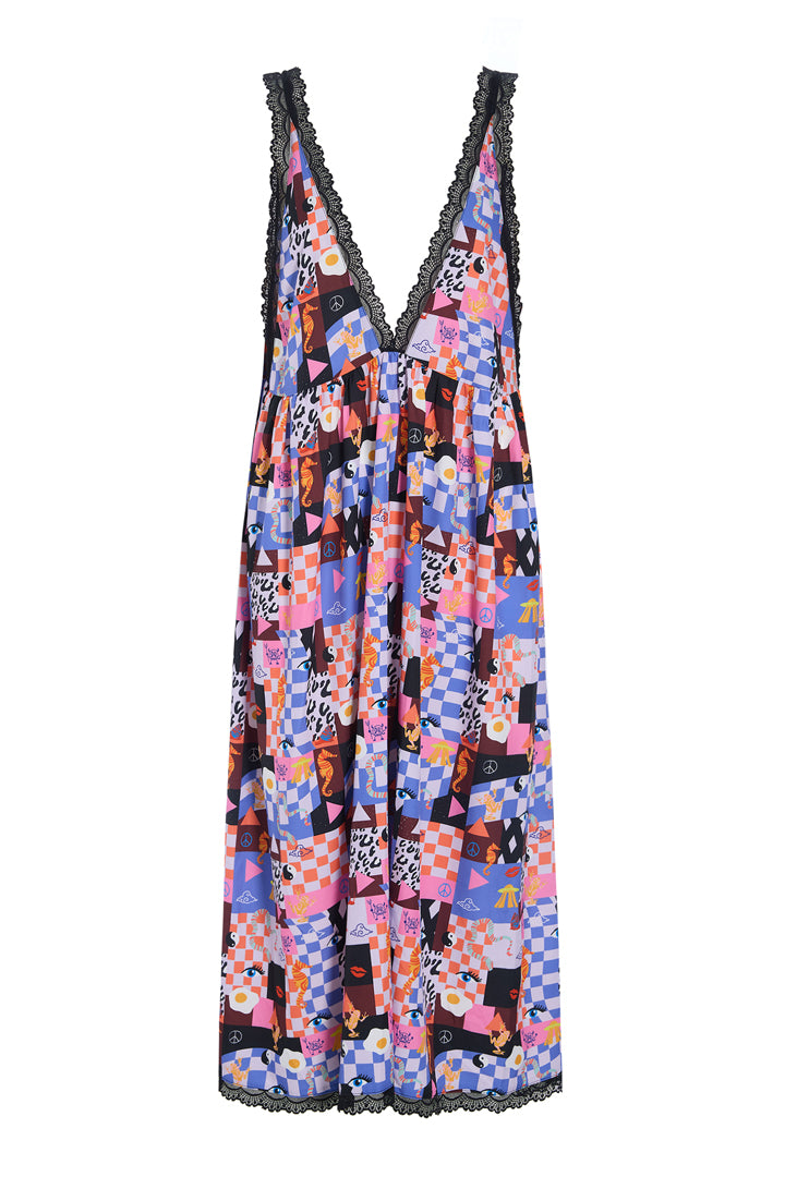 HUNKØN Ellen Dress Dresses Multiverse Art Print