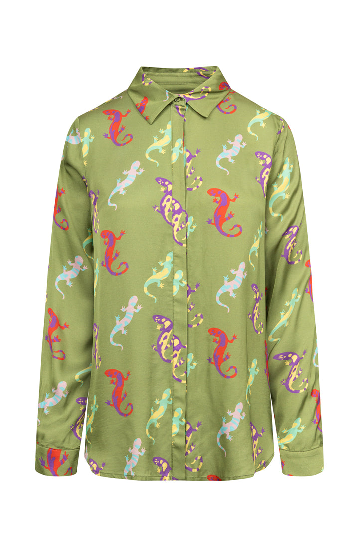 HUNKØN Eloise Shirt Shirts The Salamander Art Print