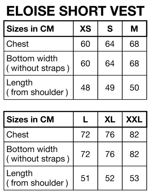 HUNKØN Eloise Short Vest Vests The Salamander Art Print