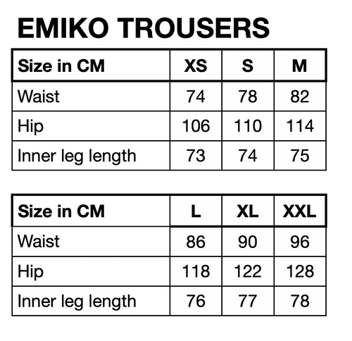 HUNKØN Emiko Trousers Trousers Brown