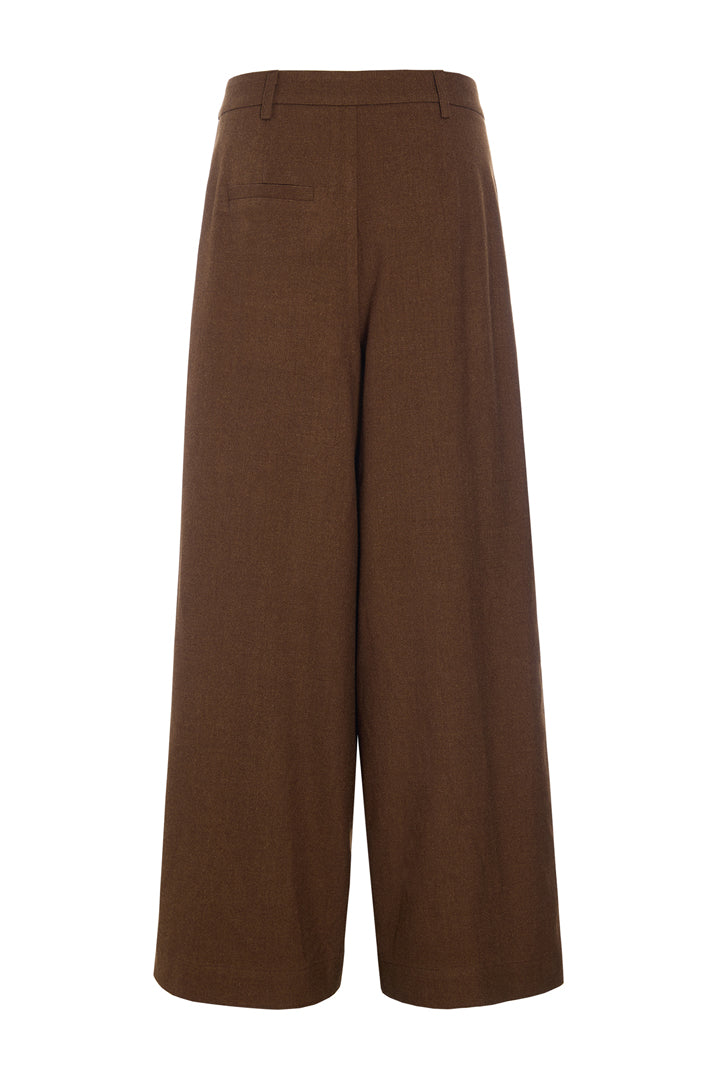 HUNKØN Emiko Trousers Trousers Brown