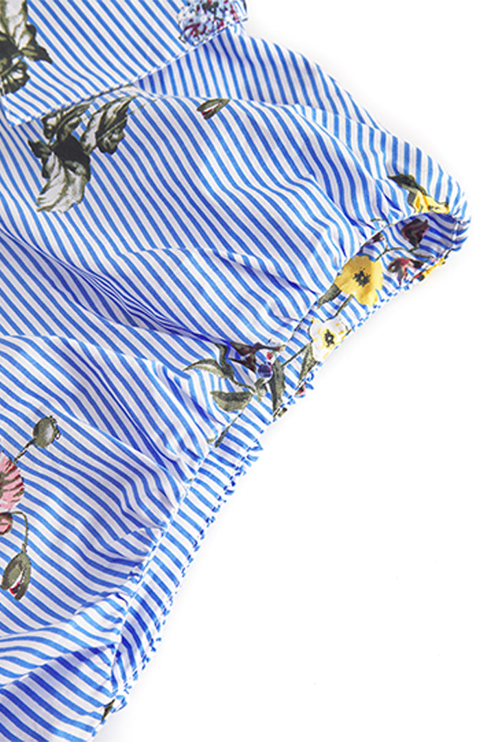 HUNKØN Emma Top Tops Blue Hawaii