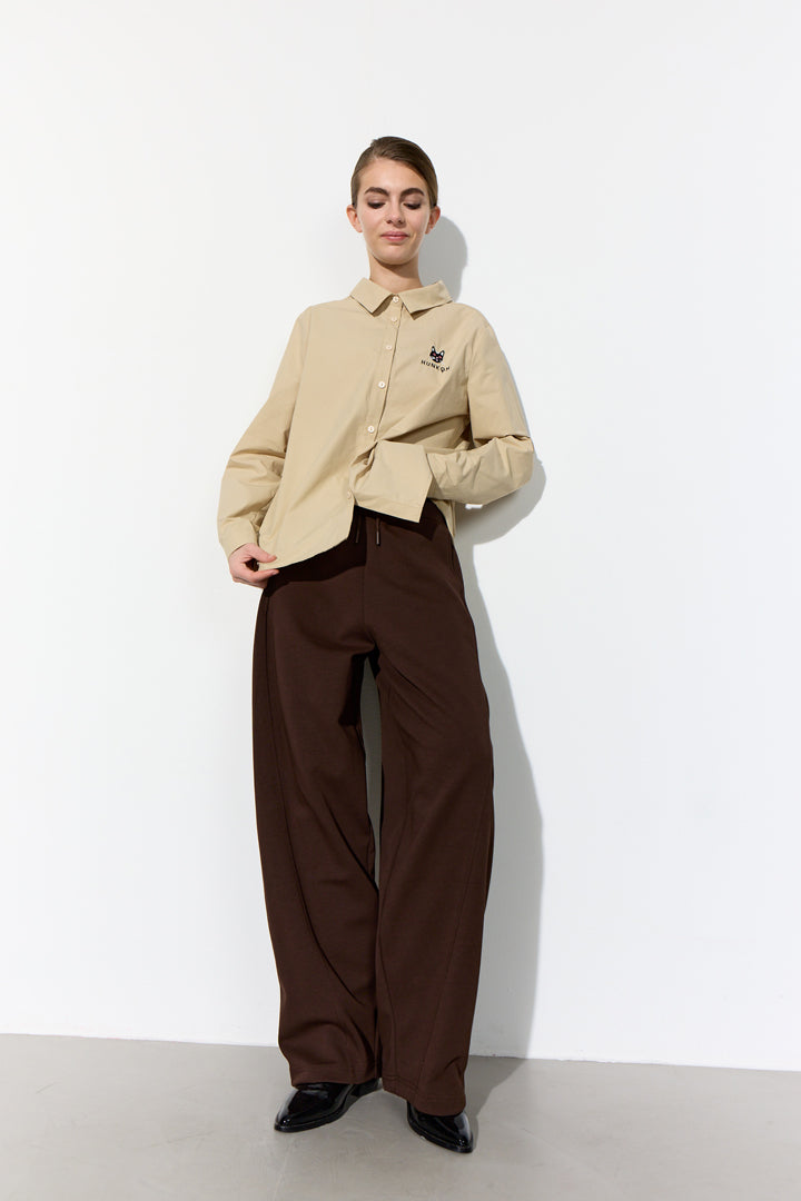 HUNKØN Esme Shirt Shirts Beige