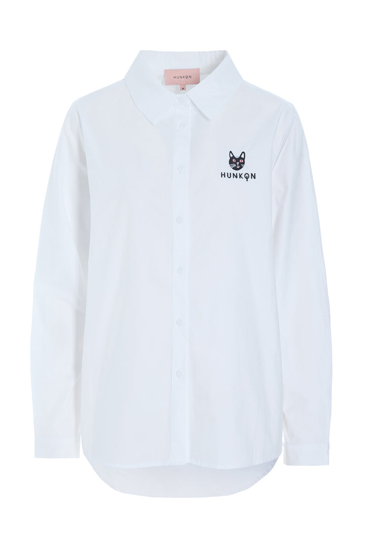 HUNKØN Esme Shirt Shirts White