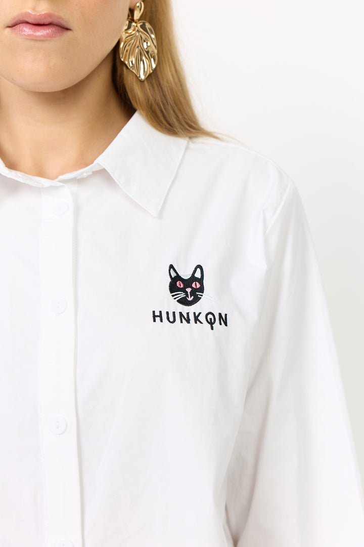 HUNKØN Esme Shirt Shirts White