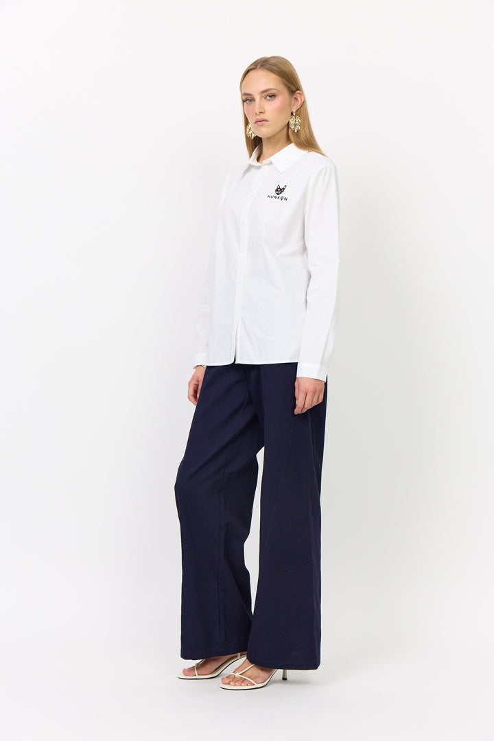 HUNKØN Esme Shirt Shirts White