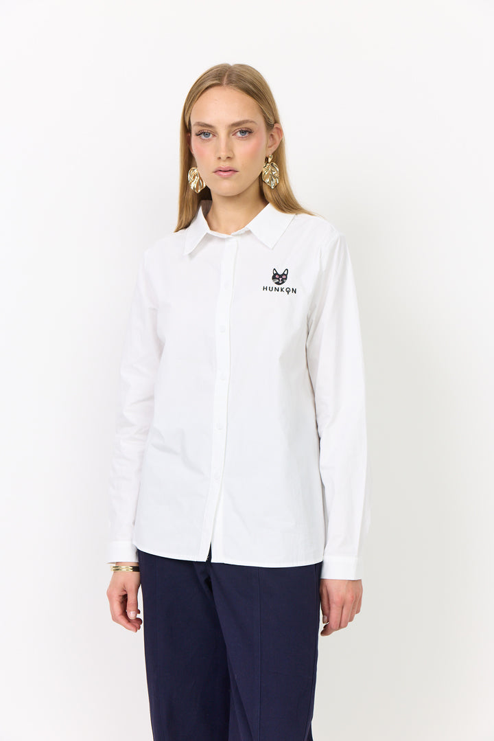 HUNKØN Esme Shirt Shirts White