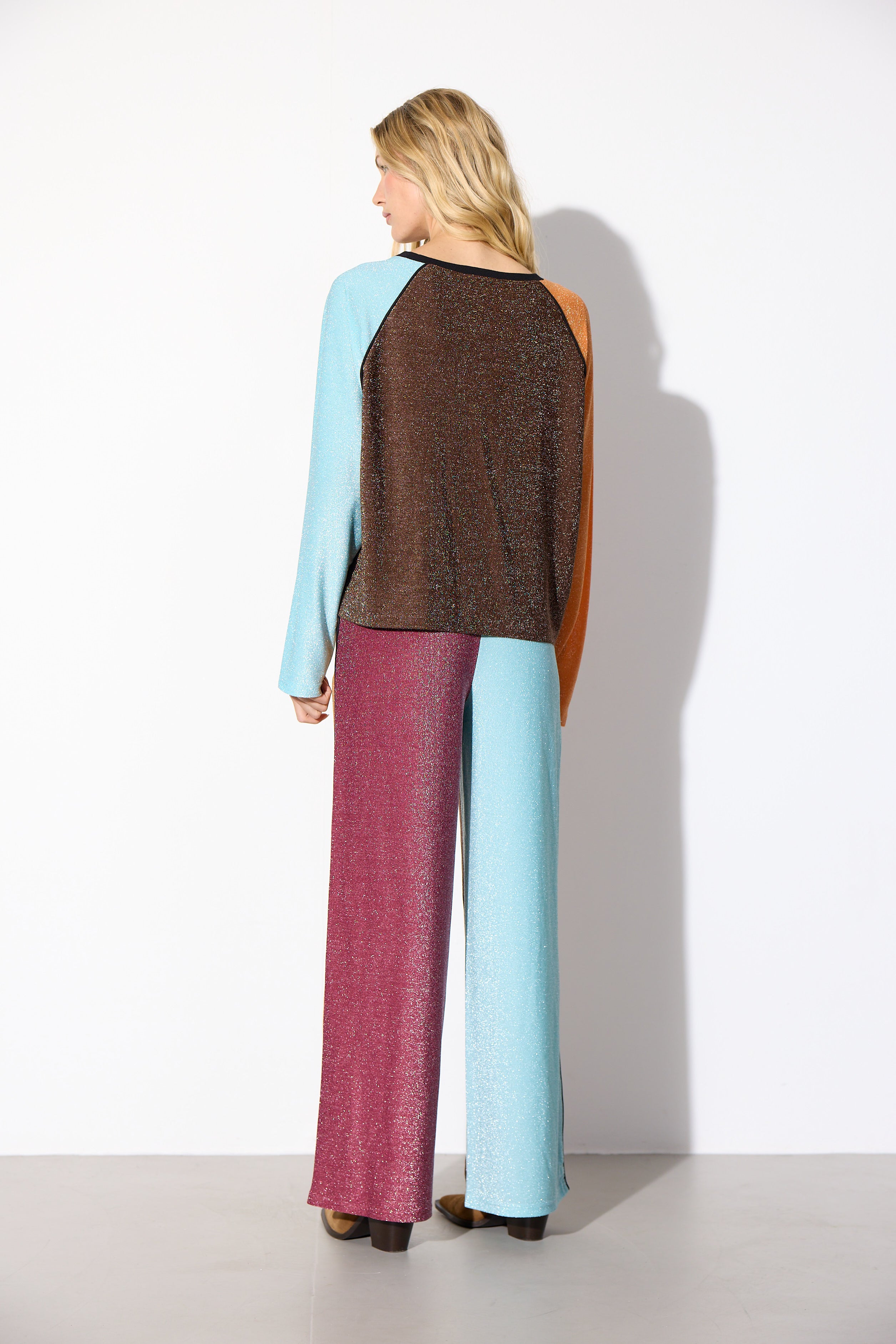 HUNKØN Fatima Blouse Blouses Mixed Glitter