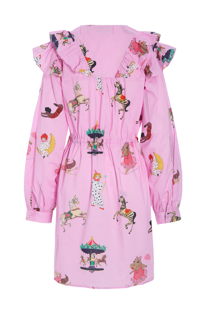 HUNKØN Floss Dress Dresses Pink Showstopper Art Print