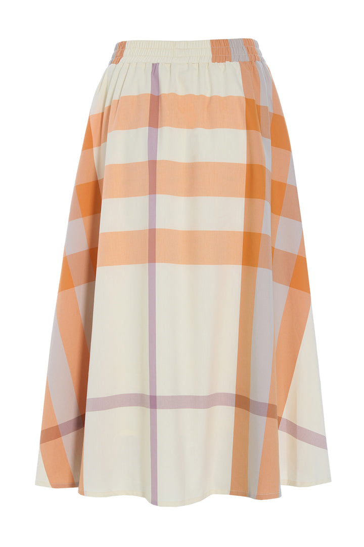 HUNKØN Frankie Skirt Skirts Orange checked