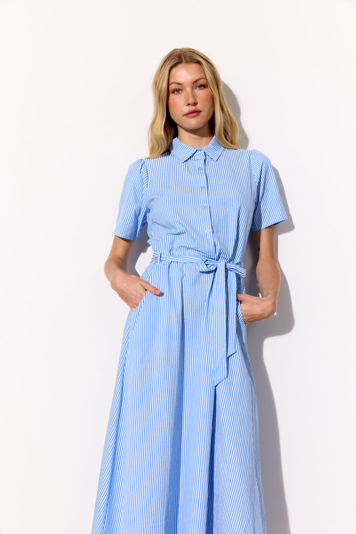 HUNKØN Gudrun Dress Dresses Blue
