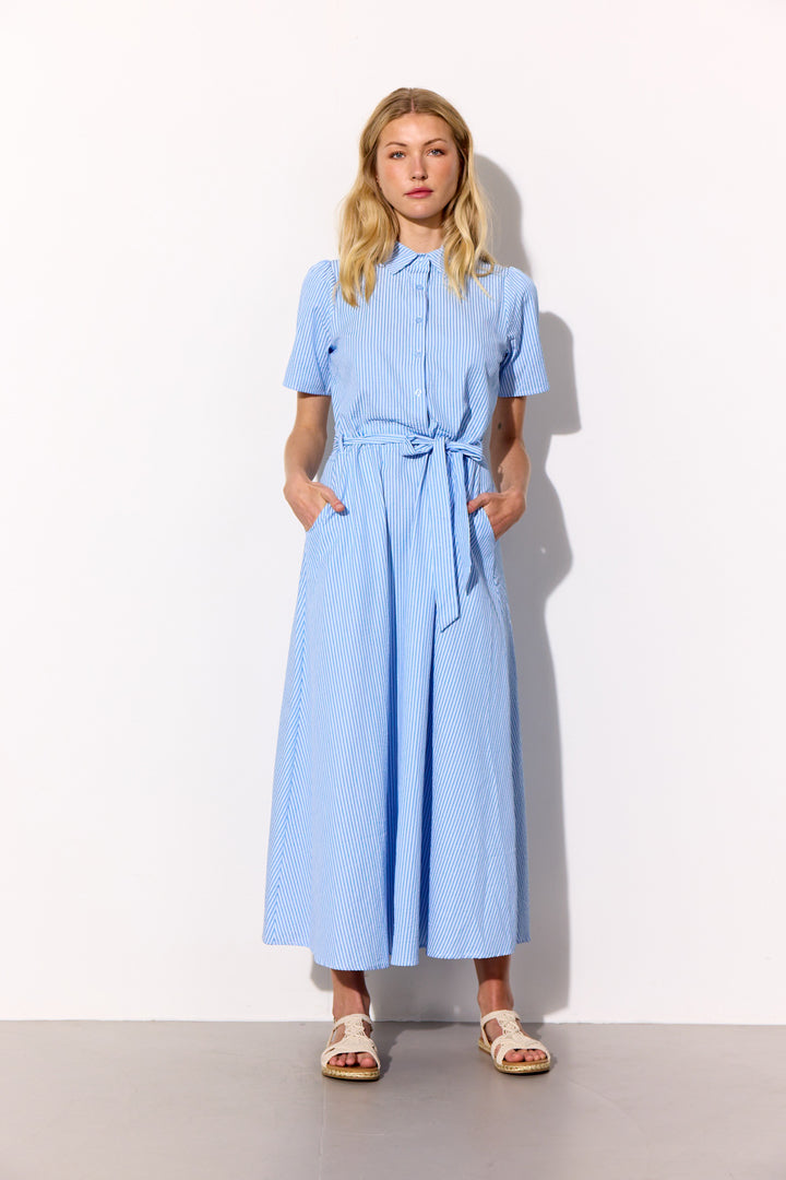 HUNKØN Gudrun Dress Dresses Blue