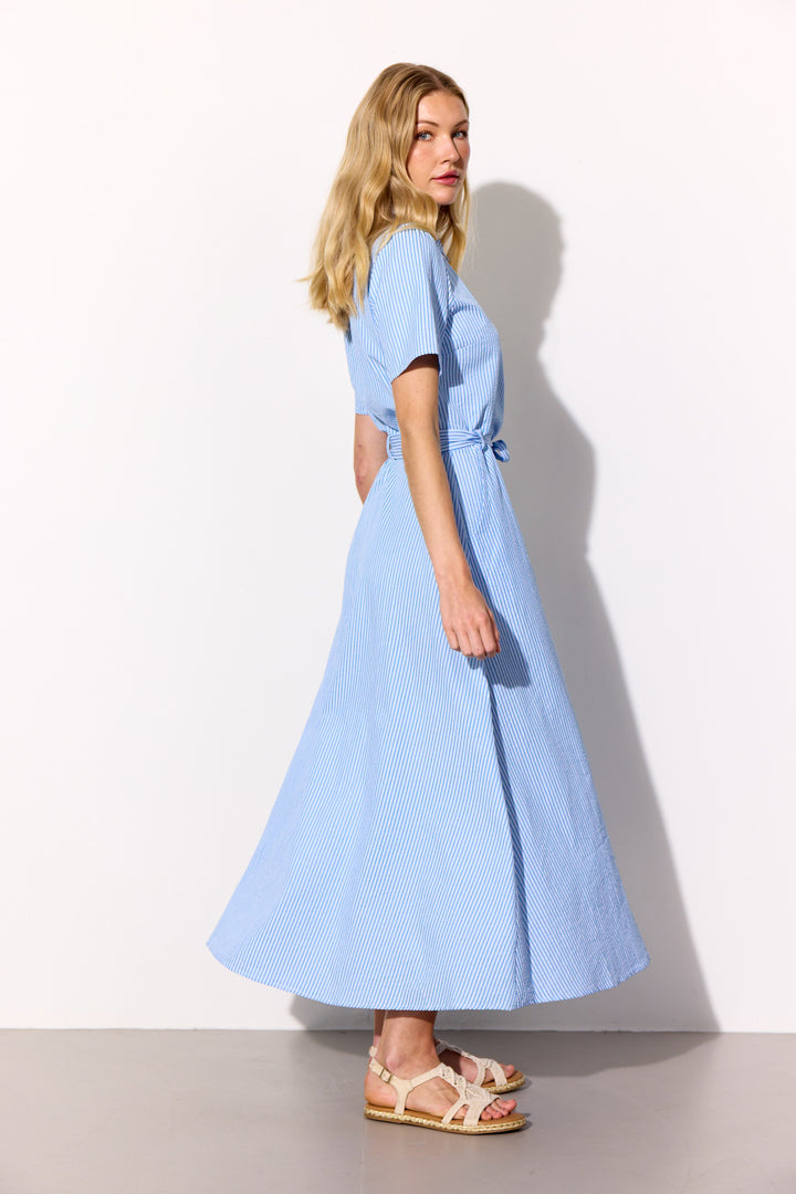 HUNKØN Gudrun Dress Dresses Blue