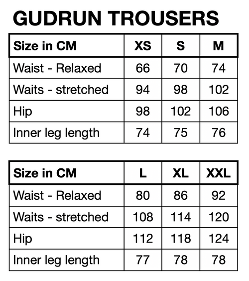 HUNKØN Gudrun Trousers Trousers Yellow