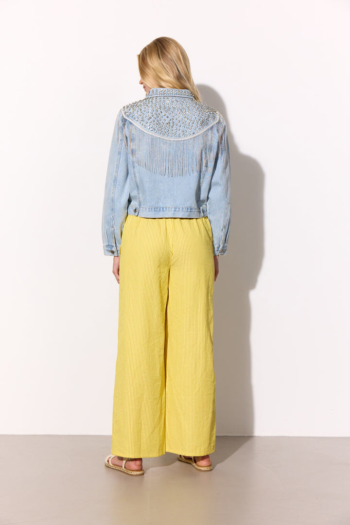 HUNKØN Gudrun Trousers Trousers Yellow