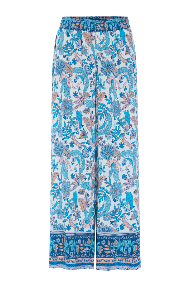 HUNKØN Helene Trousers Trousers Bird Blue