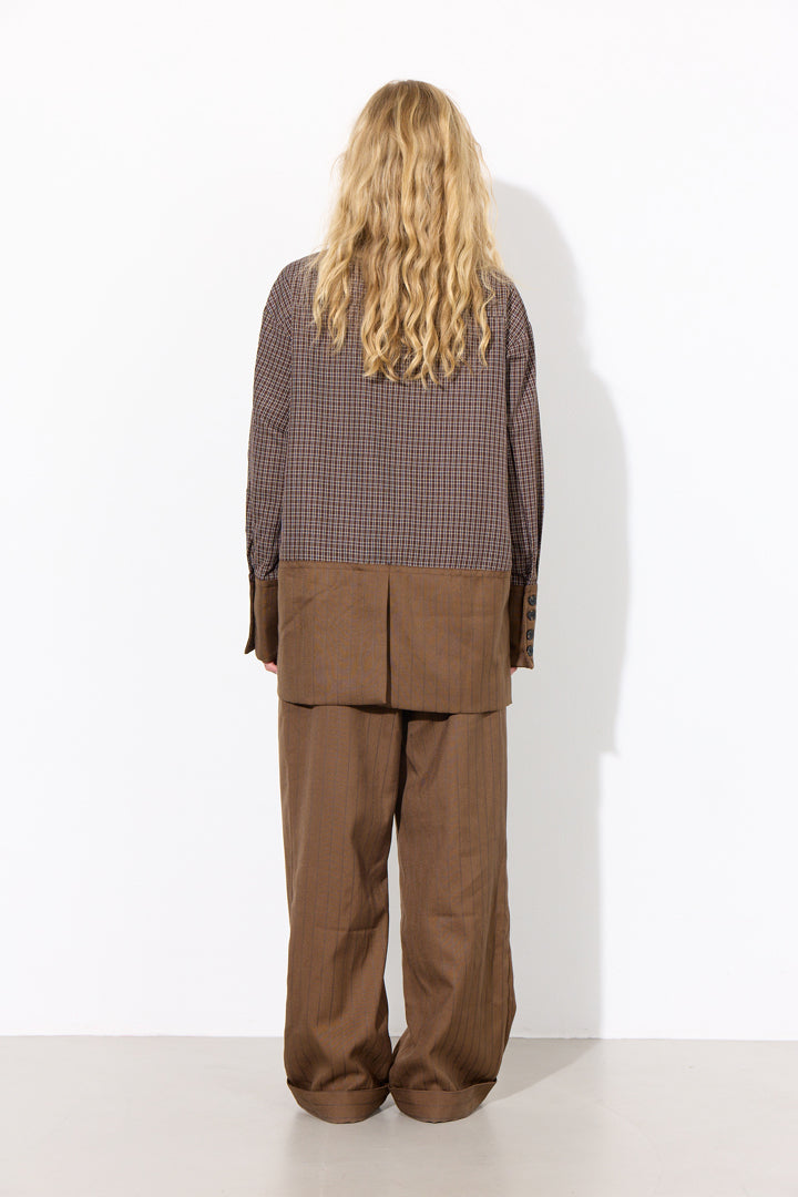 HUNKØN Irena Shirt Shirts Brown