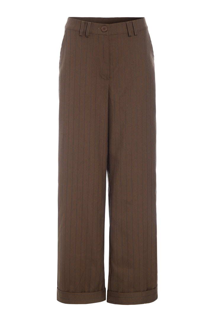 HUNKØN Irena Trousers Trousers Brown