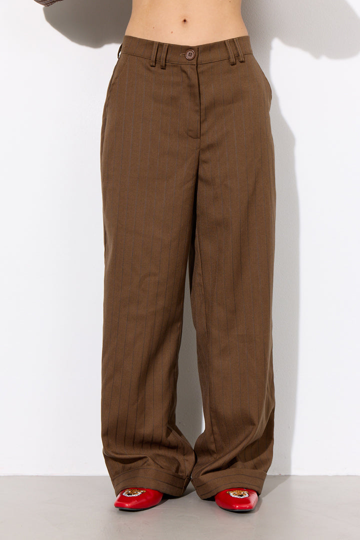 HUNKØN Irena Trousers Trousers Brown