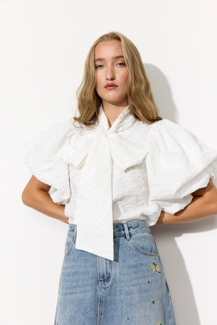HUNKØN Jamie Shirt Shirts White