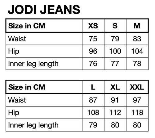 HUNKØN Jody Ripped Jeans Trousers Light Denim