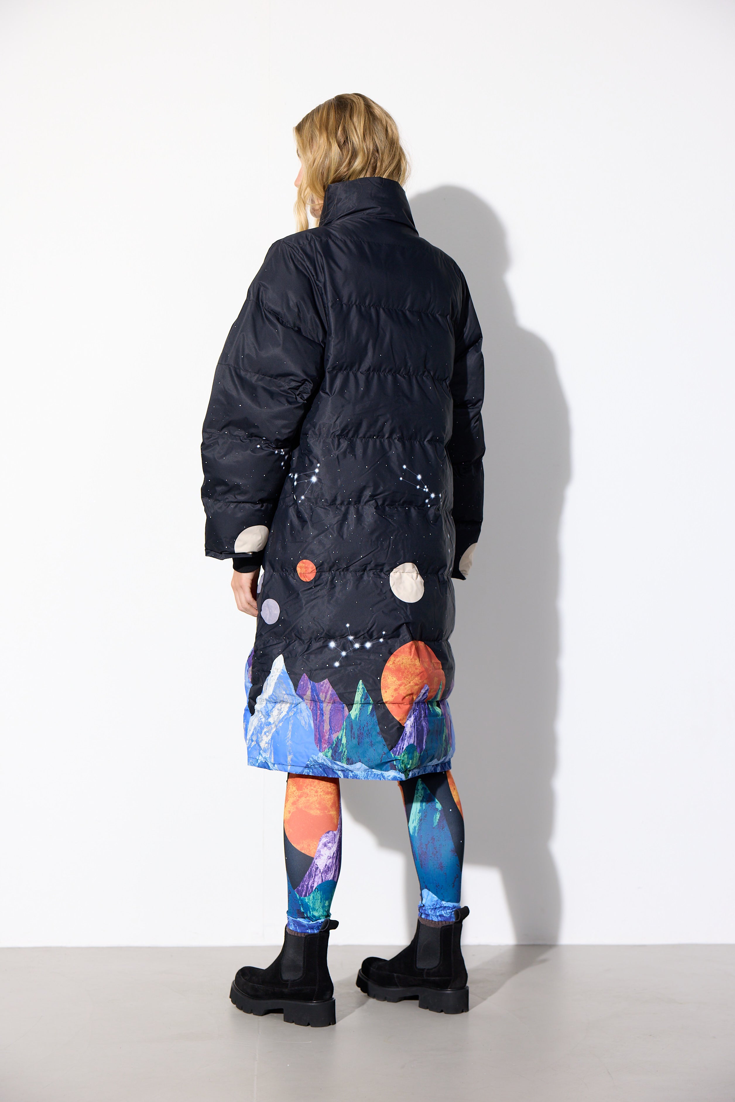HUNKØN Justice Jacket Jackets Outer Space Art Print
