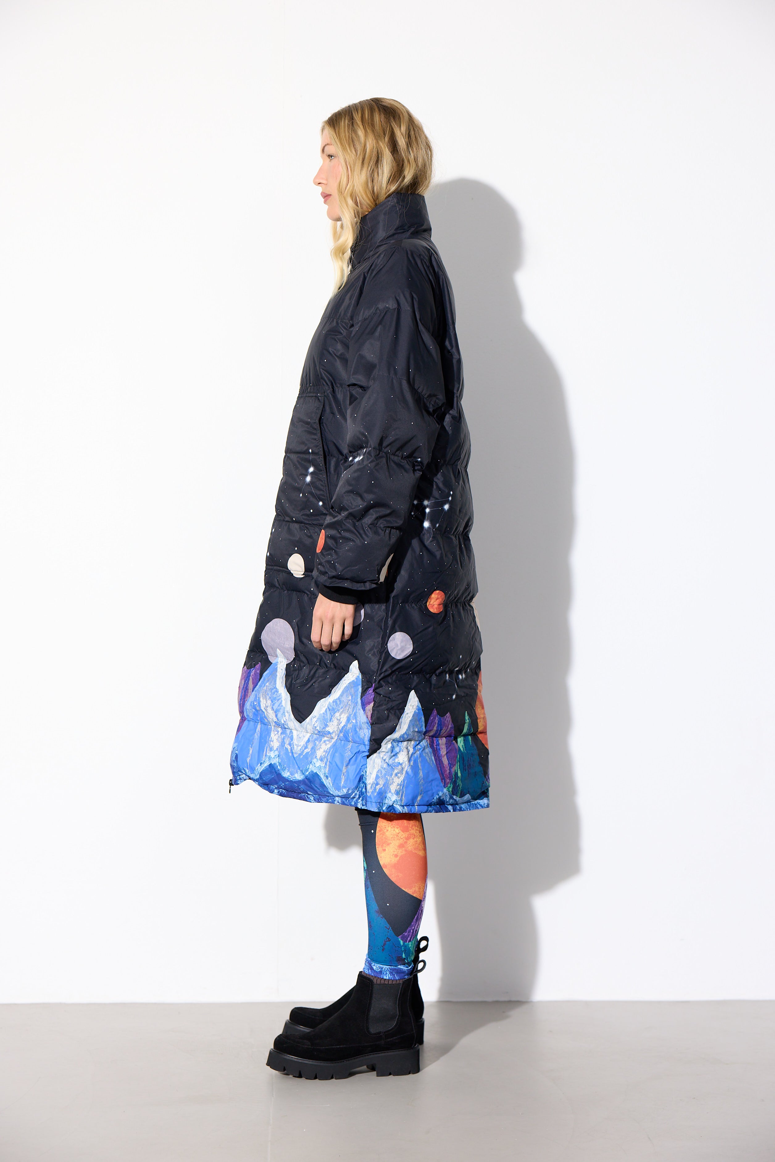 HUNKØN Justice Jacket Jackets Outer Space Art Print