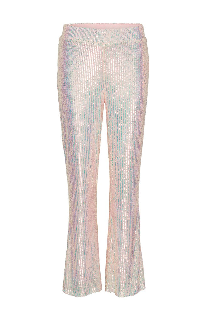 HUNKØN Karin Sequin Trousers Trousers White
