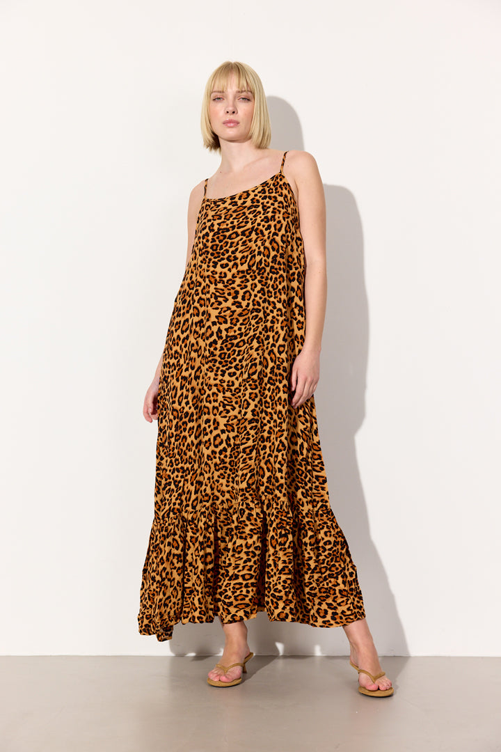 HUNKØN Kate Dress Dresses Leopard