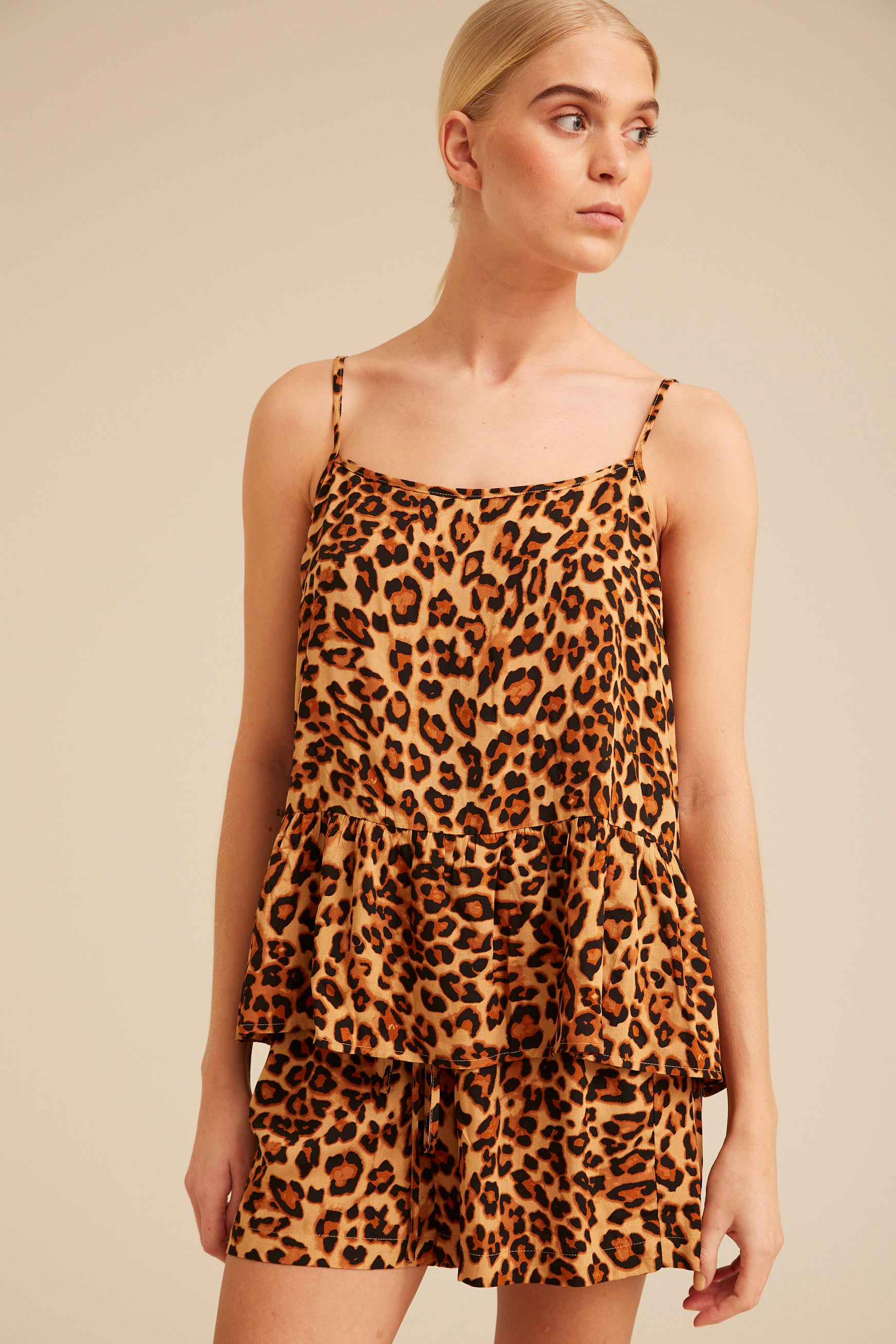 HUNKØN Kate Top Tops Leopard