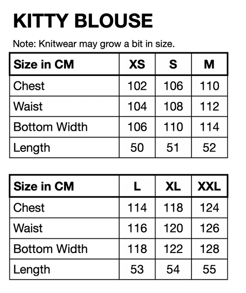 HUNKØN Kitti Knit Blouse Blouses Mixed