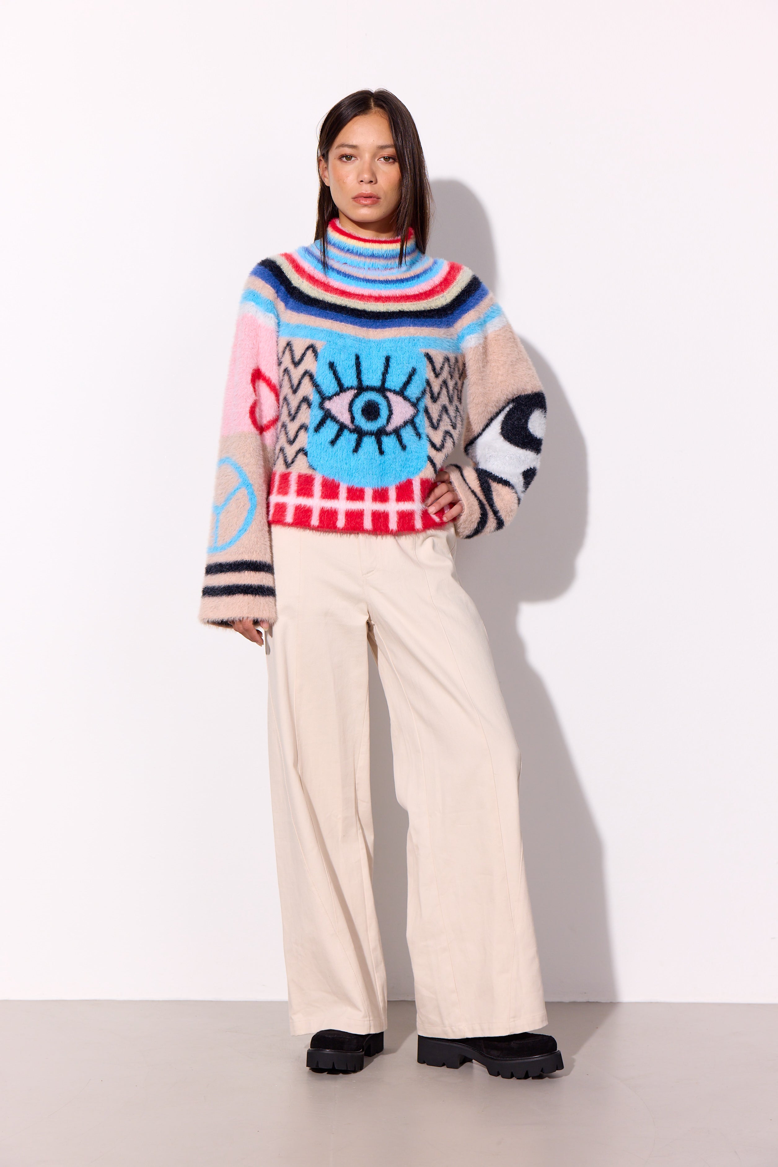 HUNKØN Kitti Knit Blouse Blouses Mixed