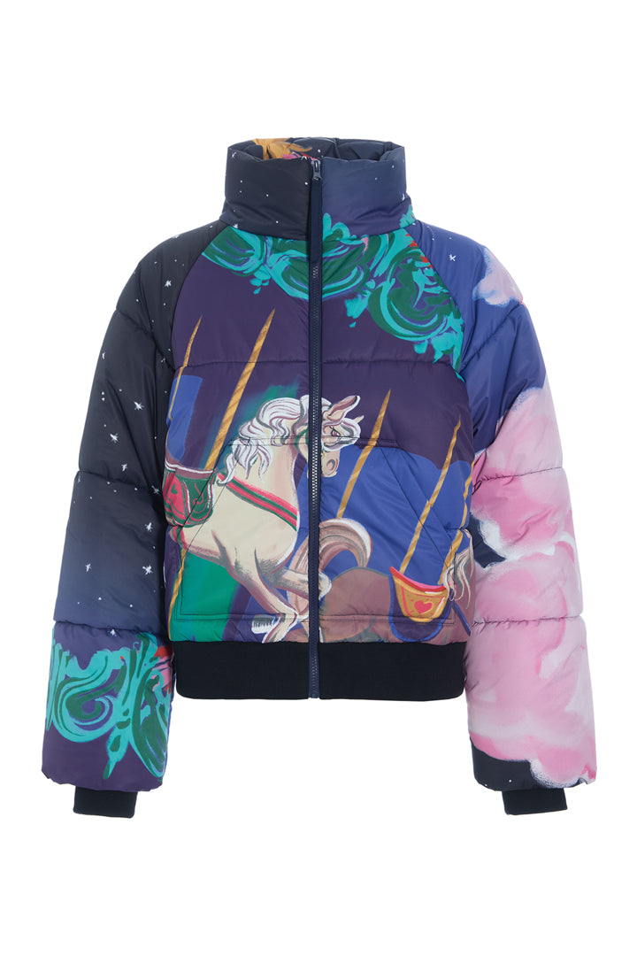 HUNKØN Kiwi Bomberjacket Jackets Dream Fairground Art Print