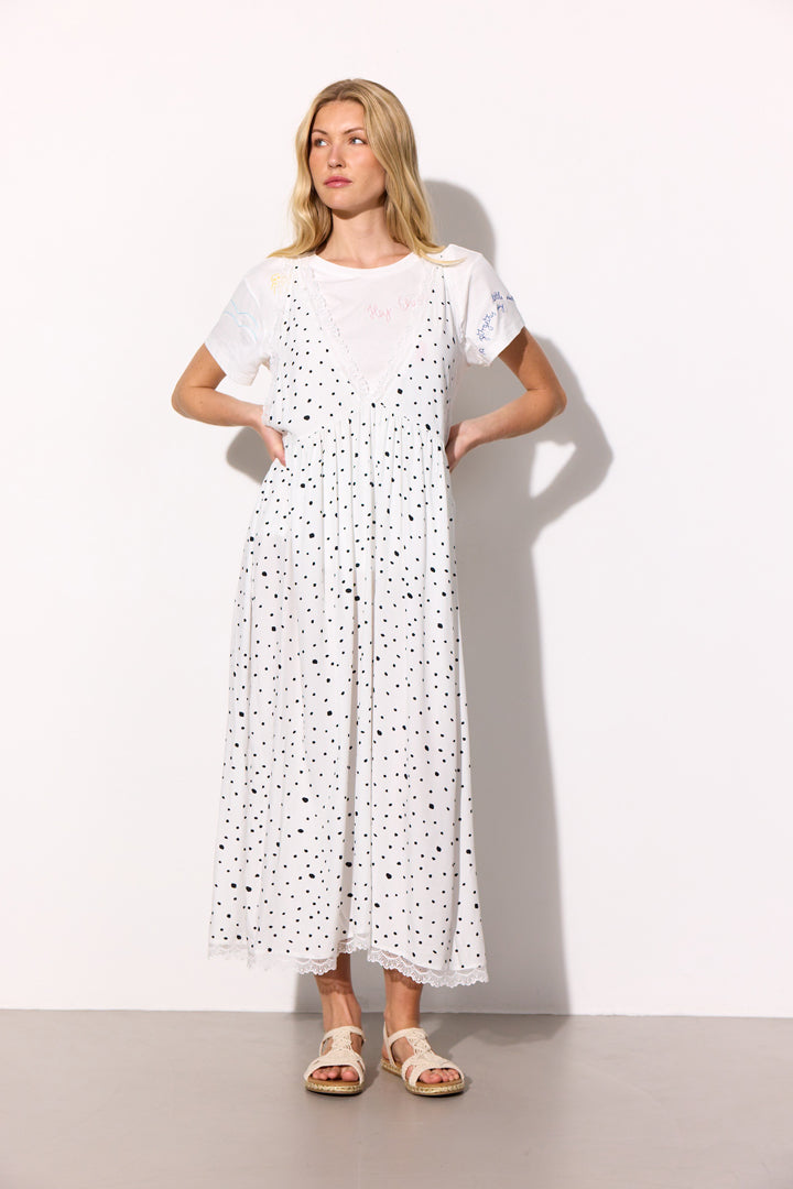 HUNKØN Kris Dress Dresses White
