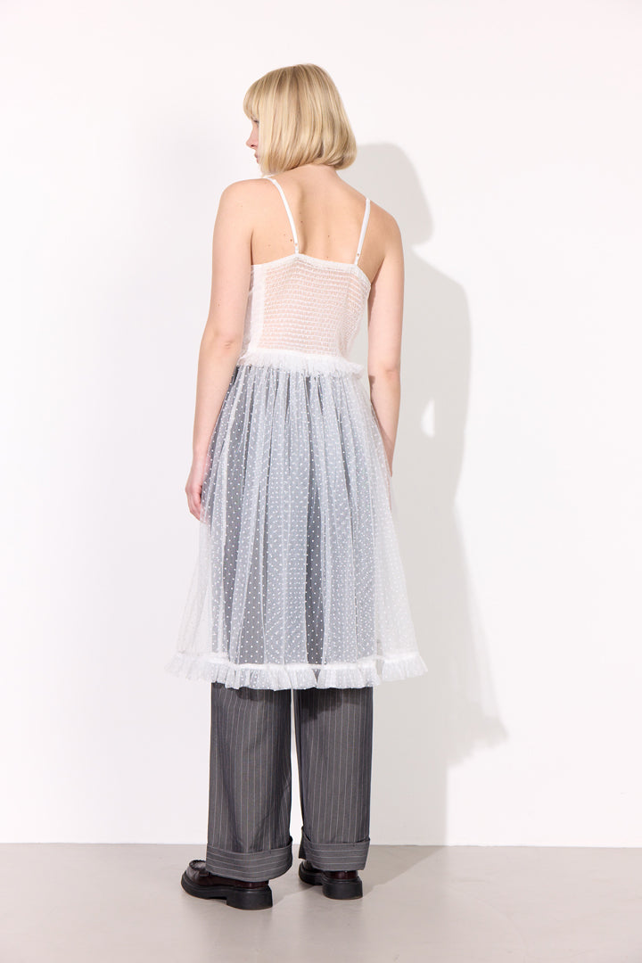 HUNKØN Leslie dress Dresses White