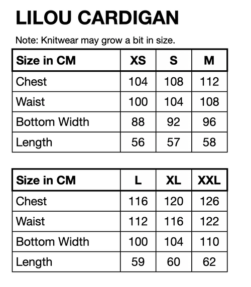 HUNKØN Lilou Cardigan Cardigans Multi striped