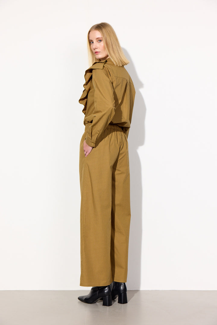 HUNKØN Luca Shirt Shirts Brown