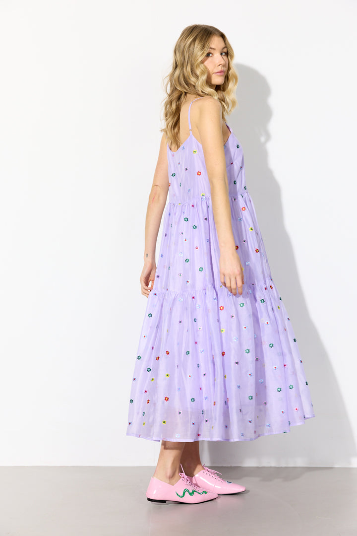 HUNKØN Lucia Strap Dress Dresses Lavender