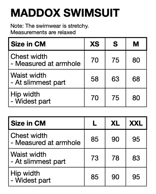 HUNKØN Maddox Swimsuit Swimwear Black snake Art Print